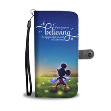 Load image into Gallery viewer, Mickey wallet phone case, Mickey Mouse Wallet