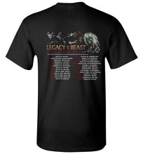 Load image into Gallery viewer, Iron maiden america legacy of beast usa tour 2019 signed t shirt unisex tshirt